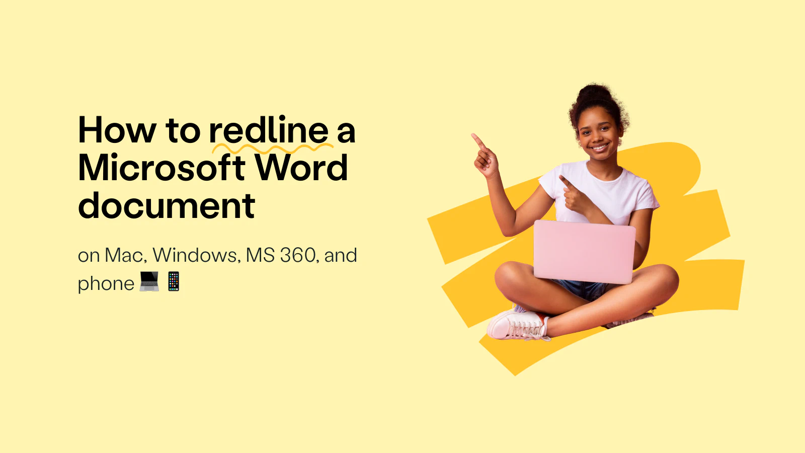 Blog post cover image: How to Redline a Word Document? Complete Guide