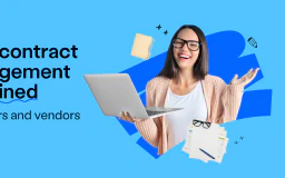 Blog post cover image: SaaS contract management explained for buyers and vendors