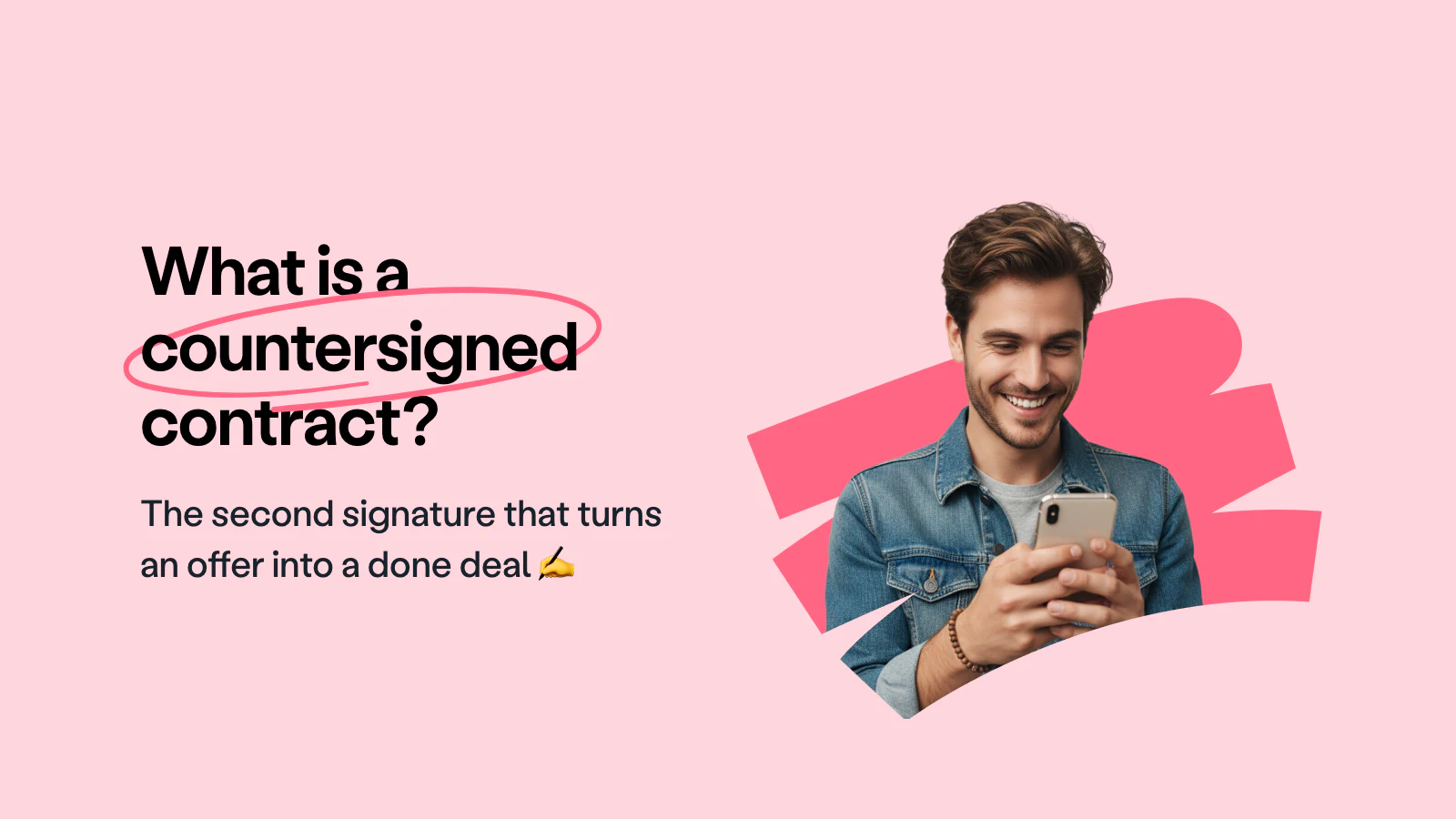 Blog post cover image: What is a countersigned contract?