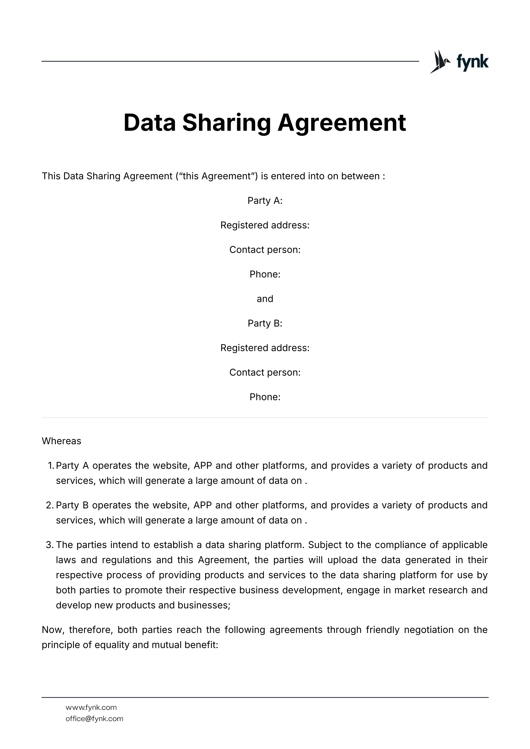 Data Sharing