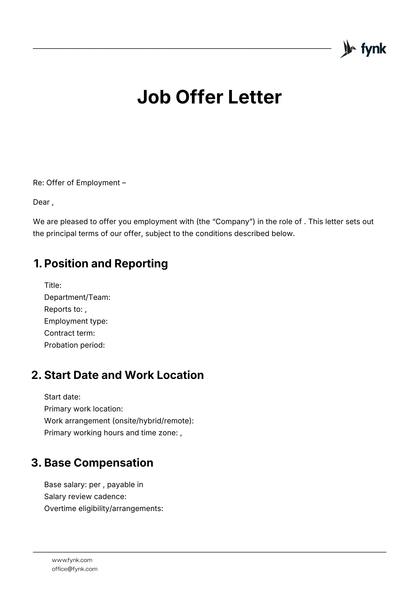 Job Offer
