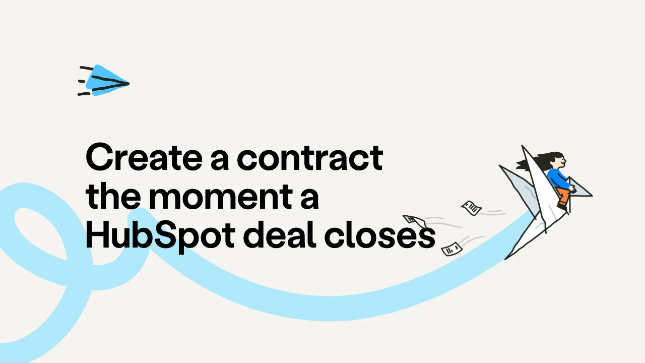 Create a contract the moment a HubSpot deal closes