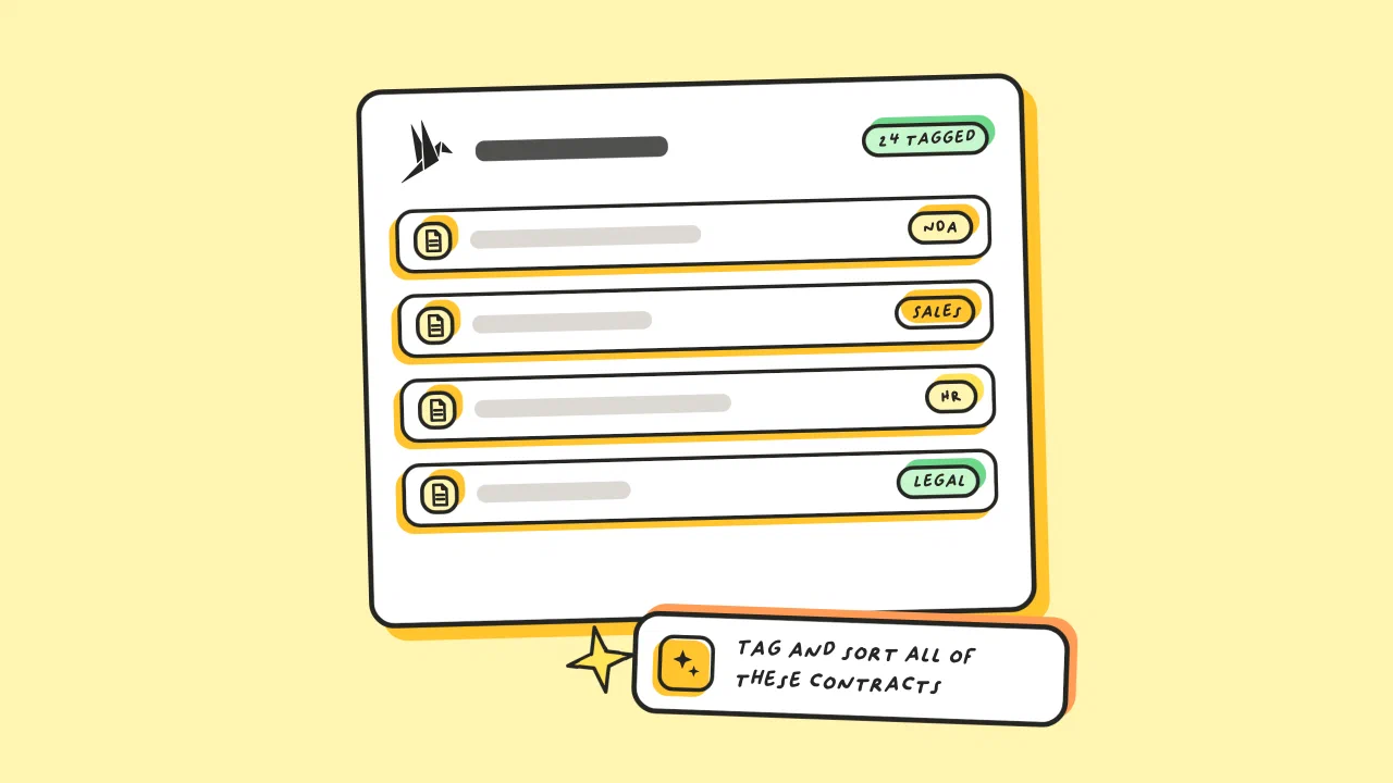 Organize contracts in bulk with AI