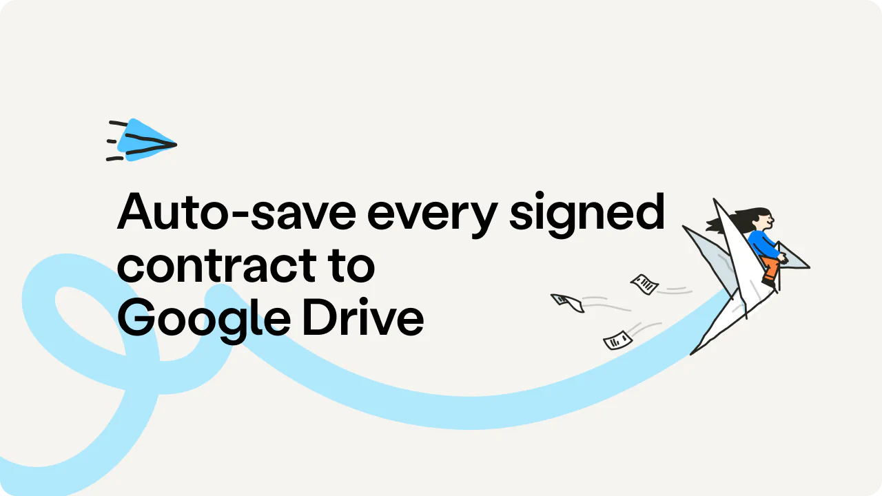 How to save signed contracts in Google Drive automatically
