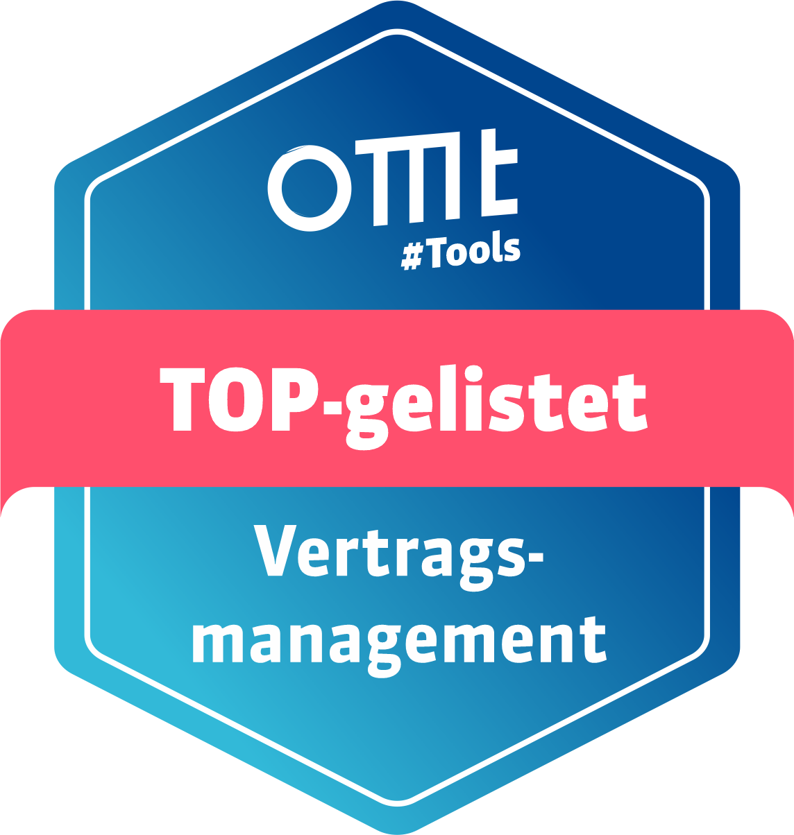 OMT 2024 Top Listed Contract Management Abzeichen