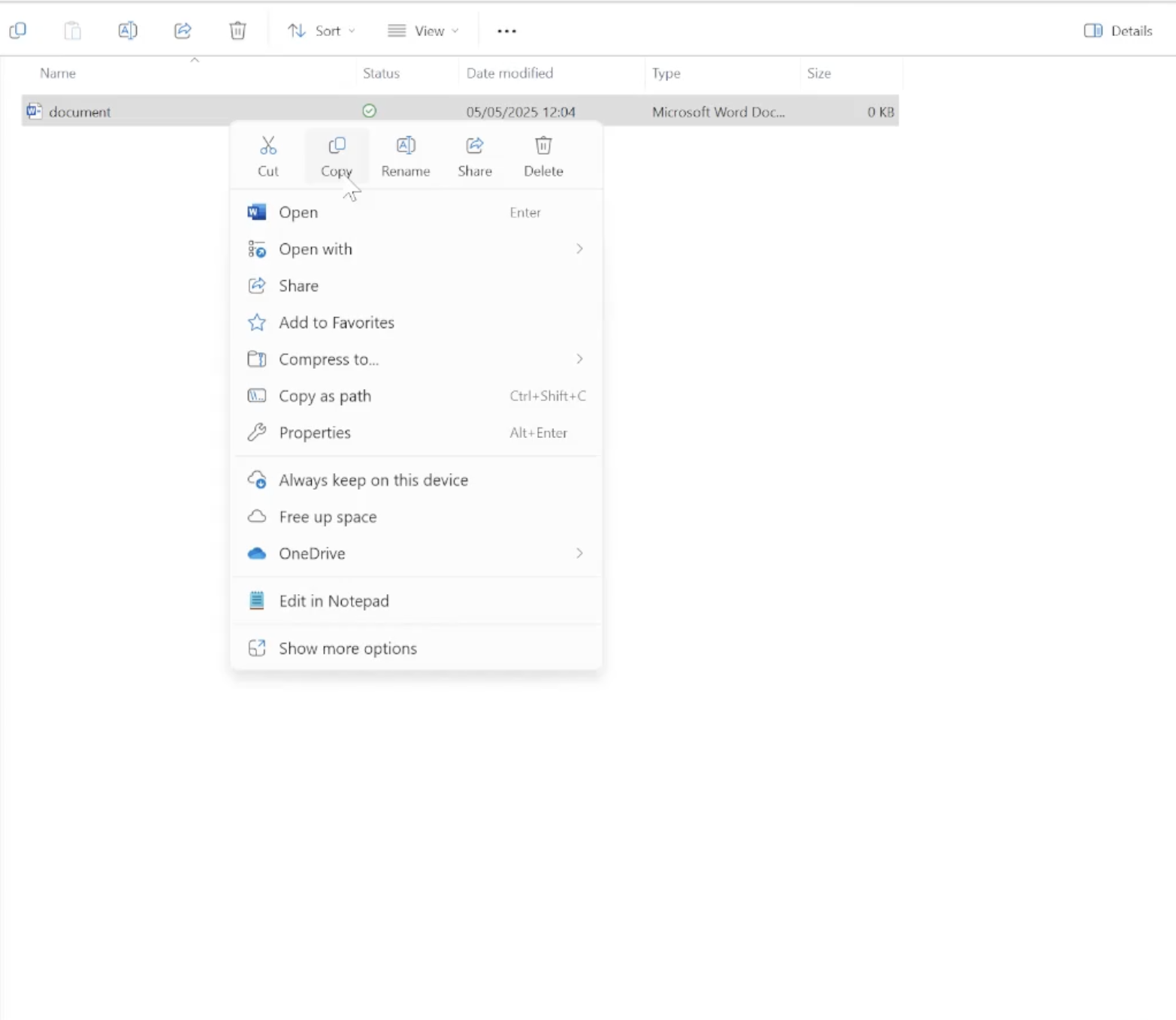 Save As option in Microsoft Word on Windows Copy a Word document in Windows