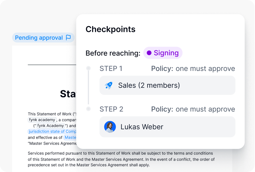 Approvals without inbox chasing