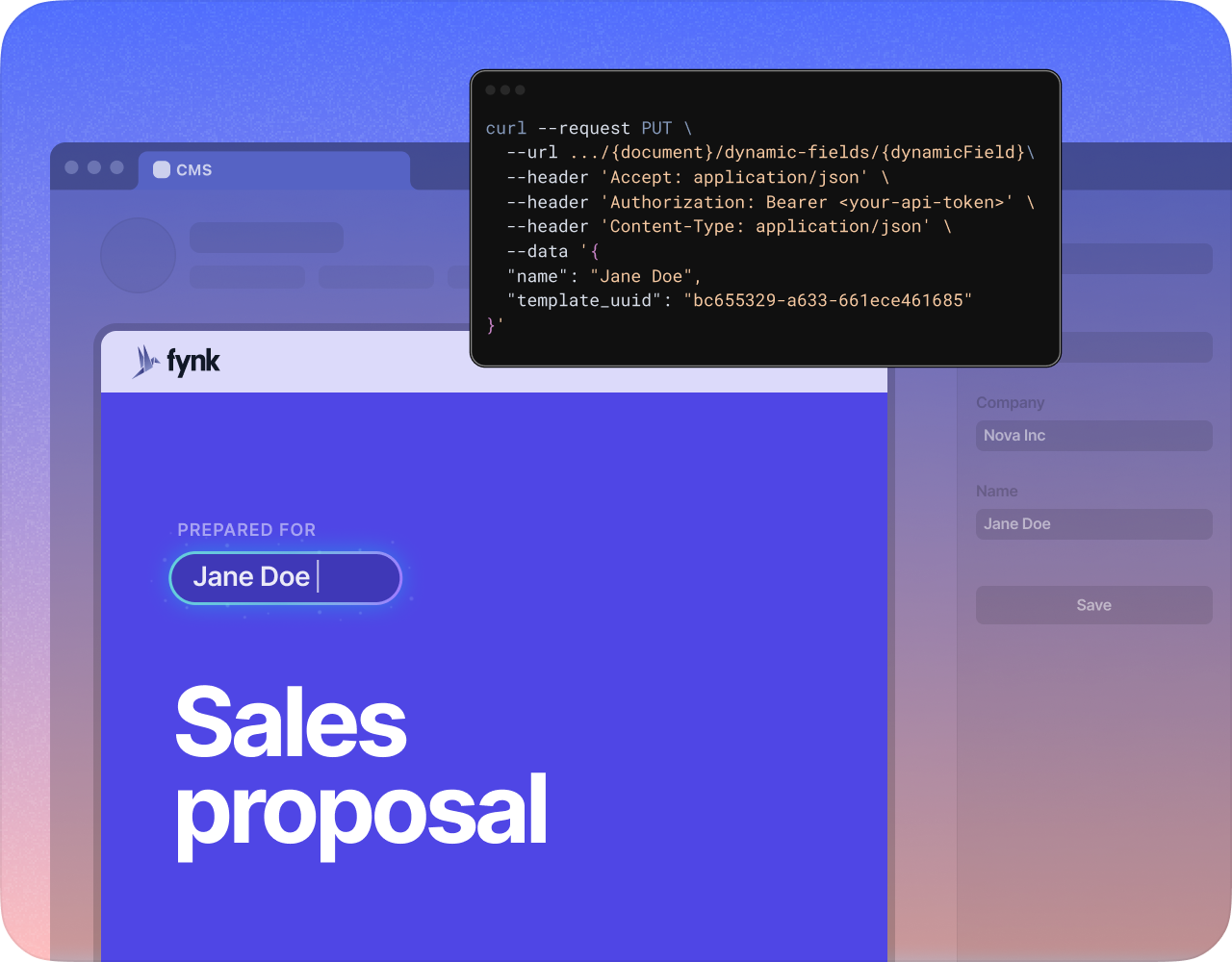 Feature / UI illustration
