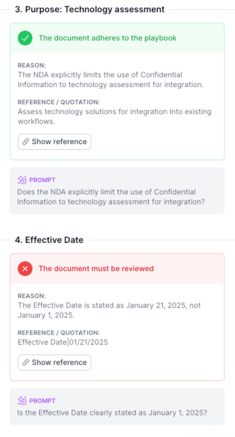 example of contract playbook in fynk