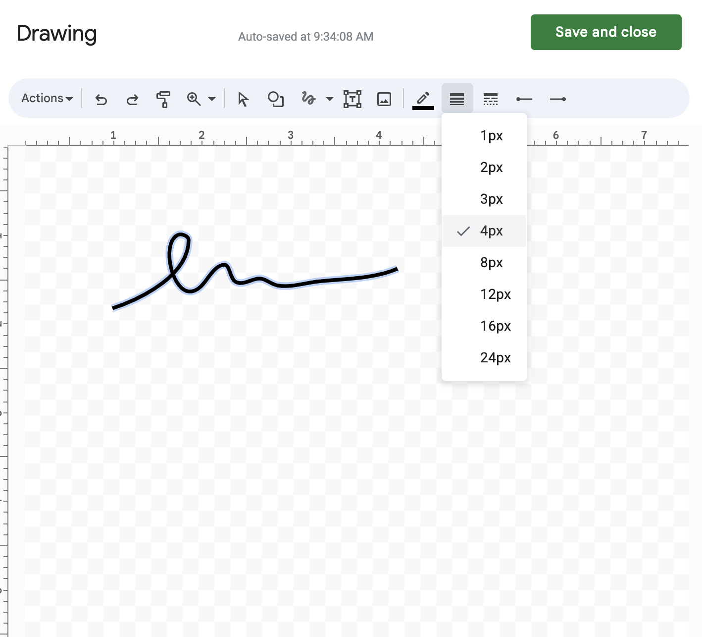 google sheets editing features in drawing tool