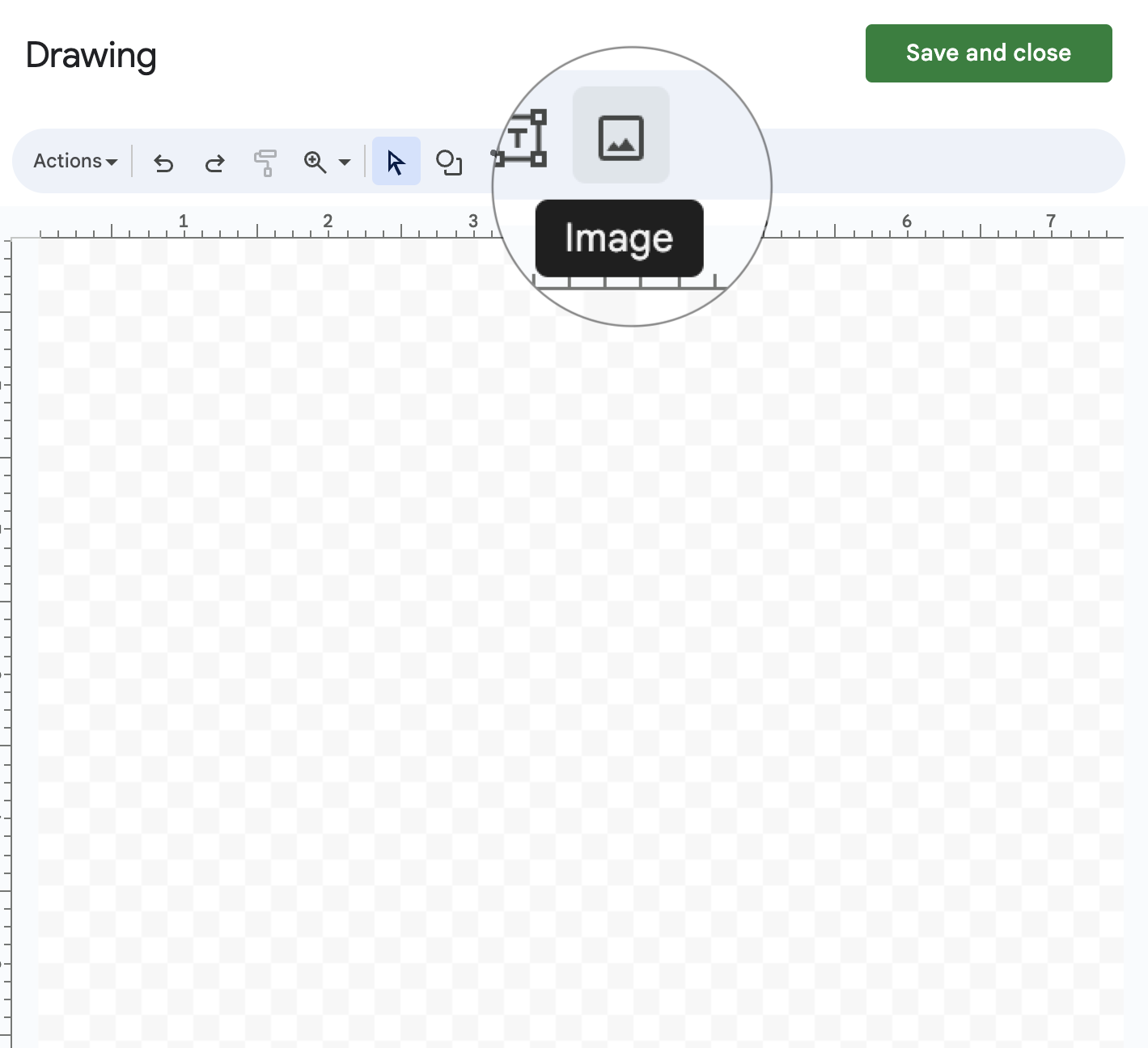 image option drawing google sheets