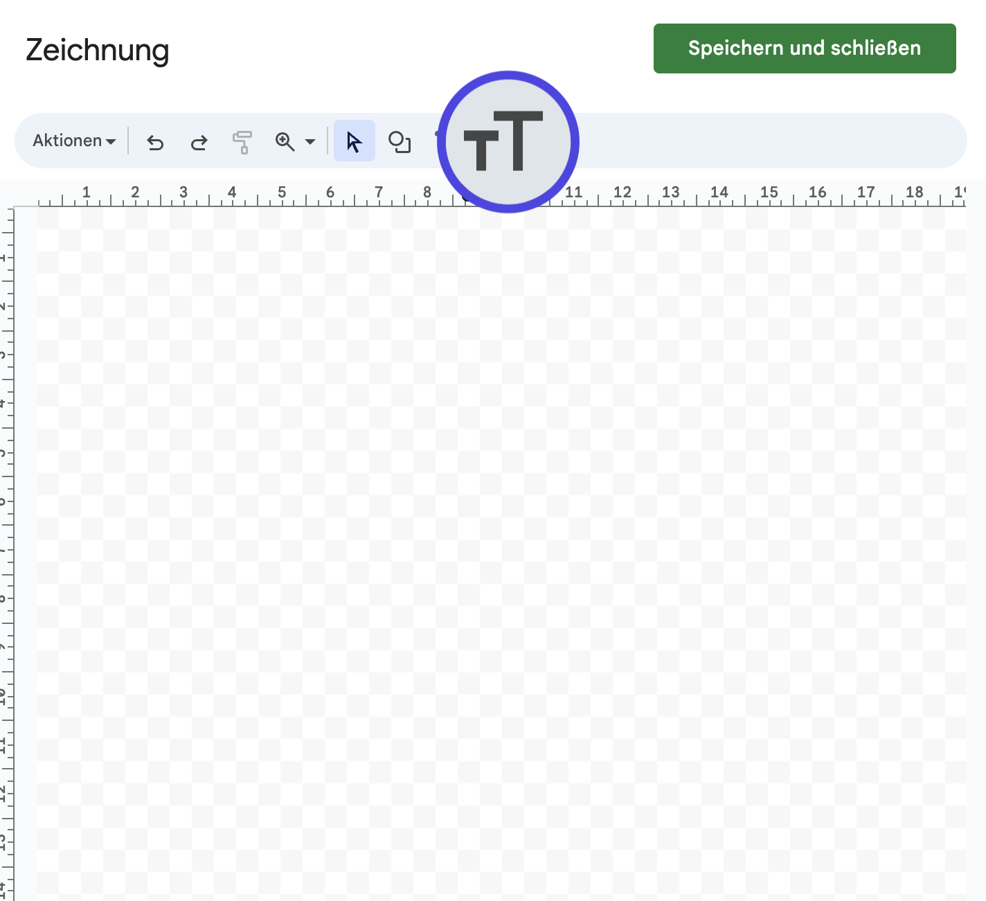 Textfeld Option Google Sheets