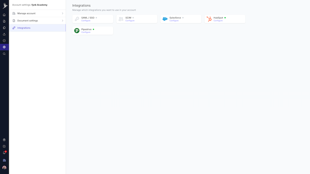 fynk Integrations fynk Integrations