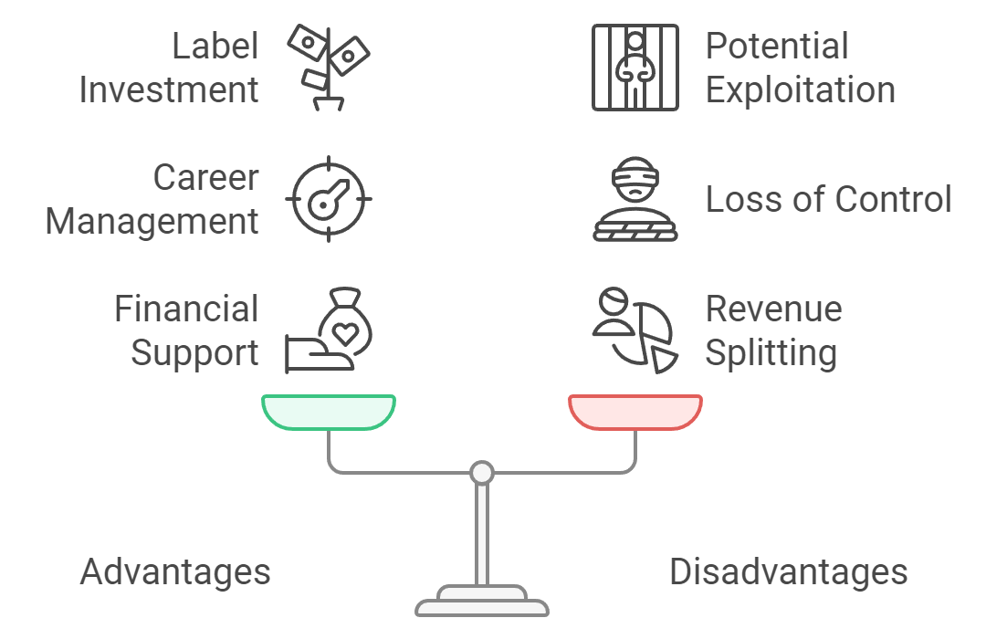 A scale weighing the risks of 360 deals