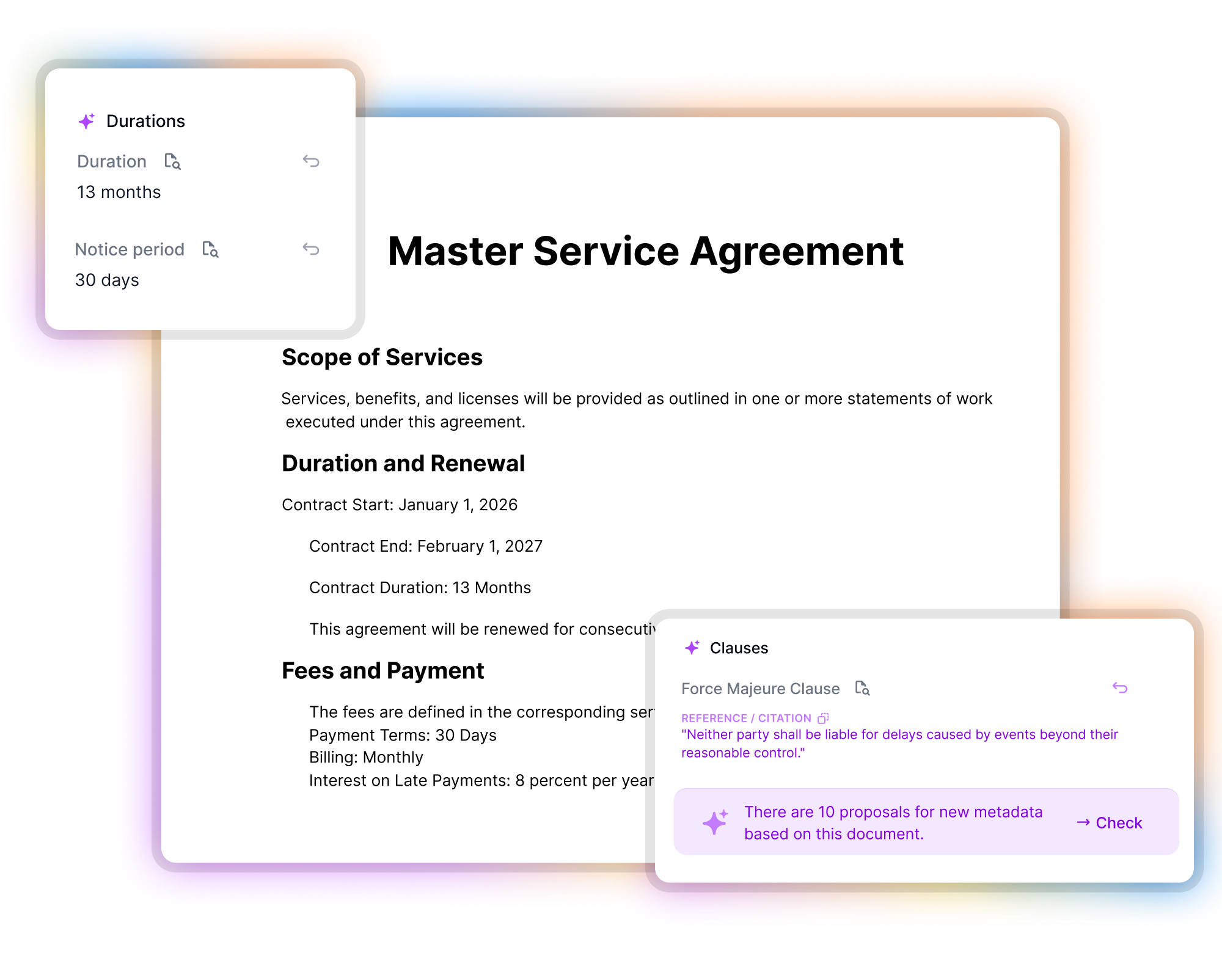 See what's hidden in your contracts.