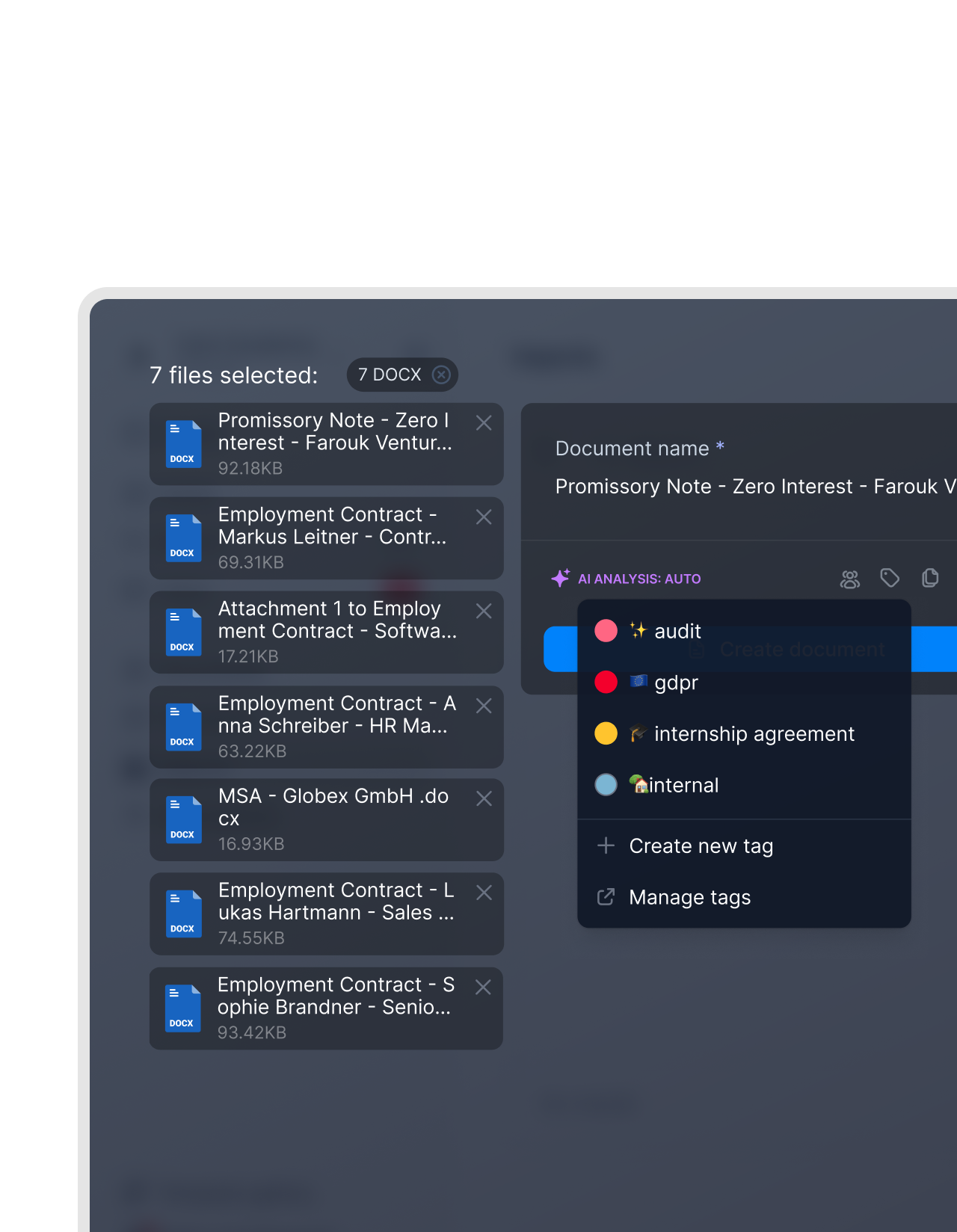 Import everything at once. Organize instantly.