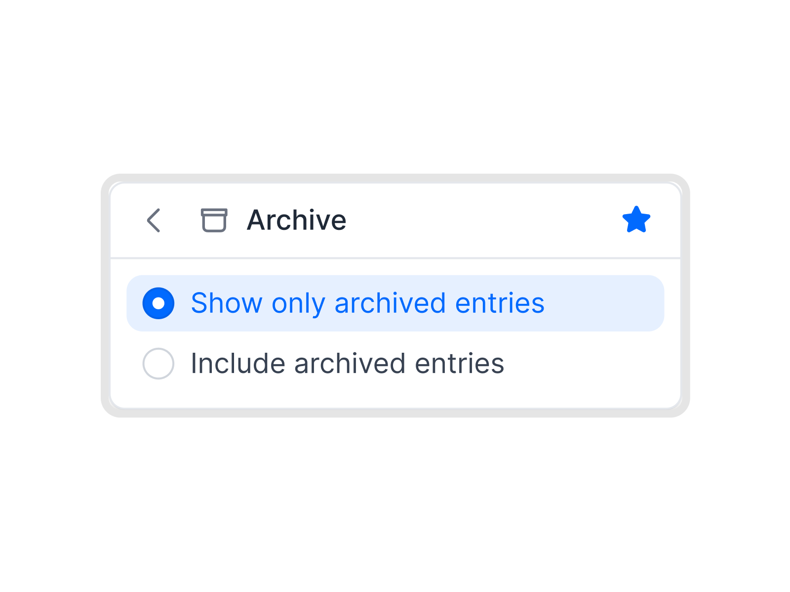 Document archive