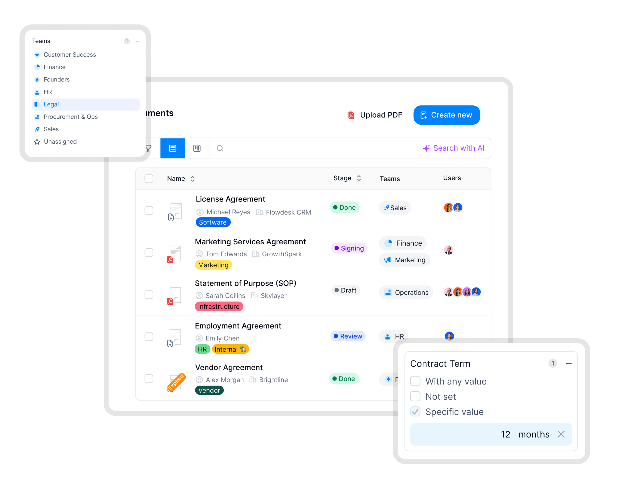Every agreement at your fingertips.