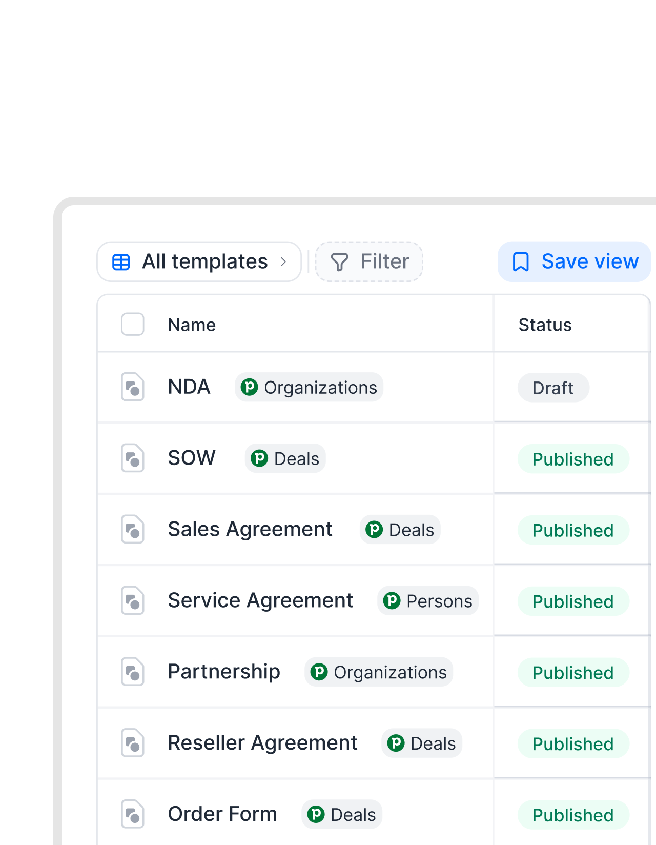Close it in Pipedrive. Send it from fynk.