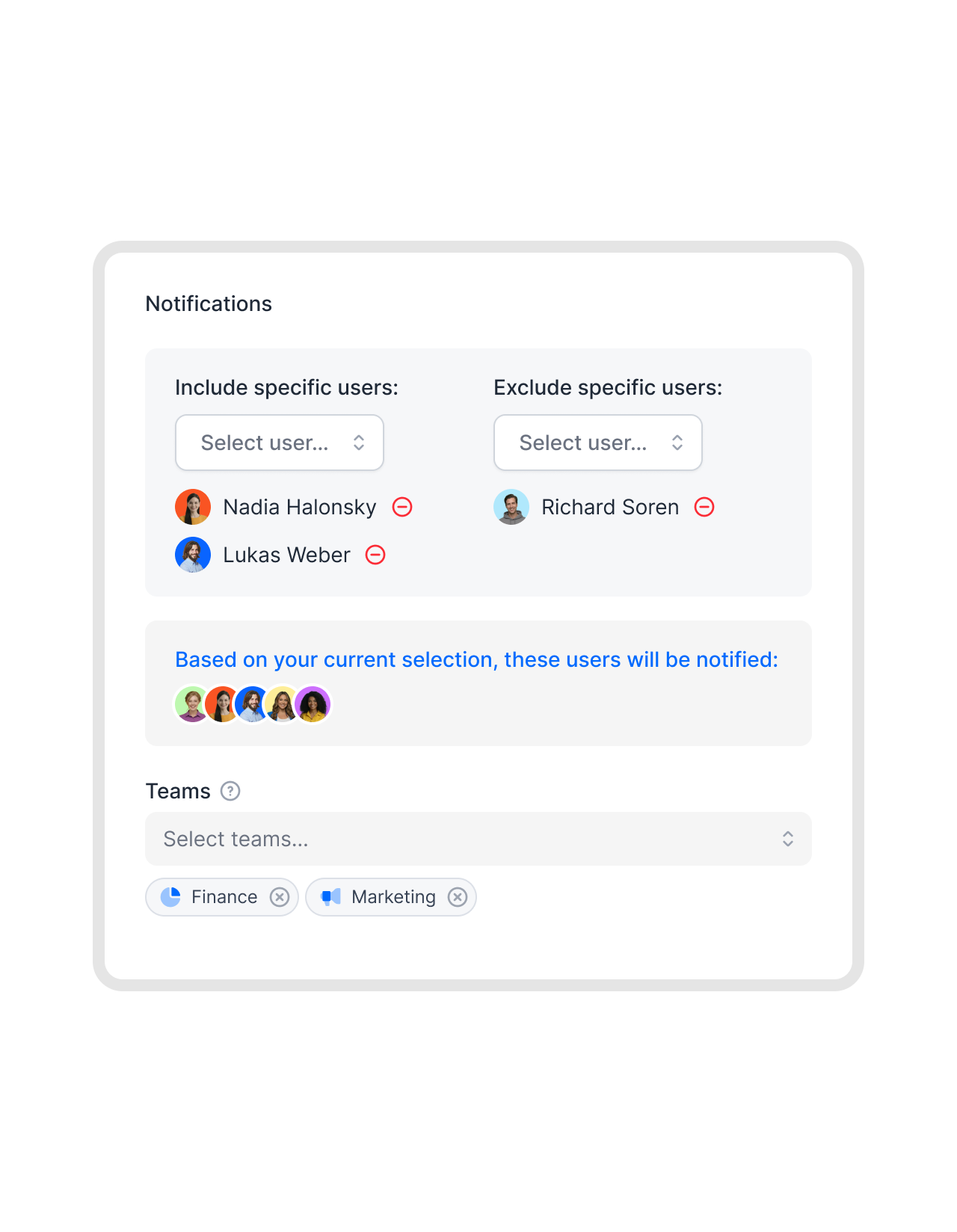 Control notifications at every level.
