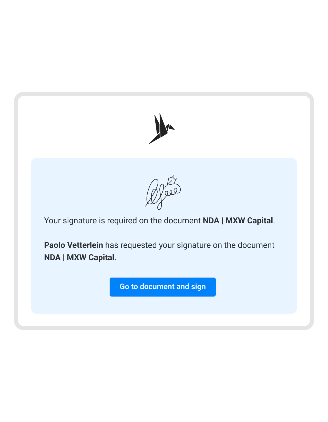 Documents move forward on their own.