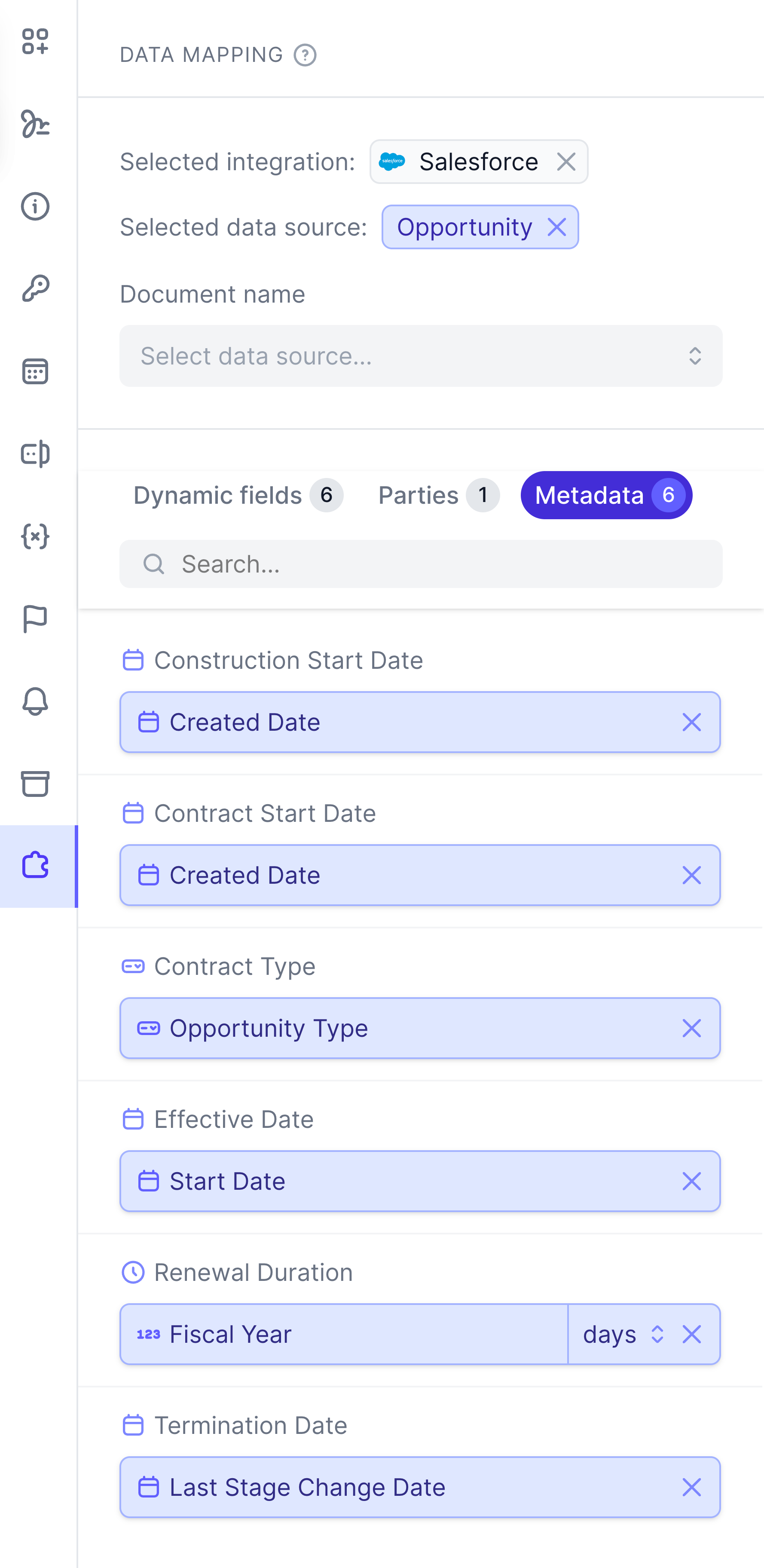Salesforce-Integration in fynk Salesforce-Integration in fynk