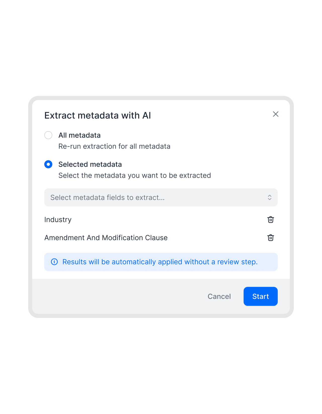 Find new metadata across several files, at once.