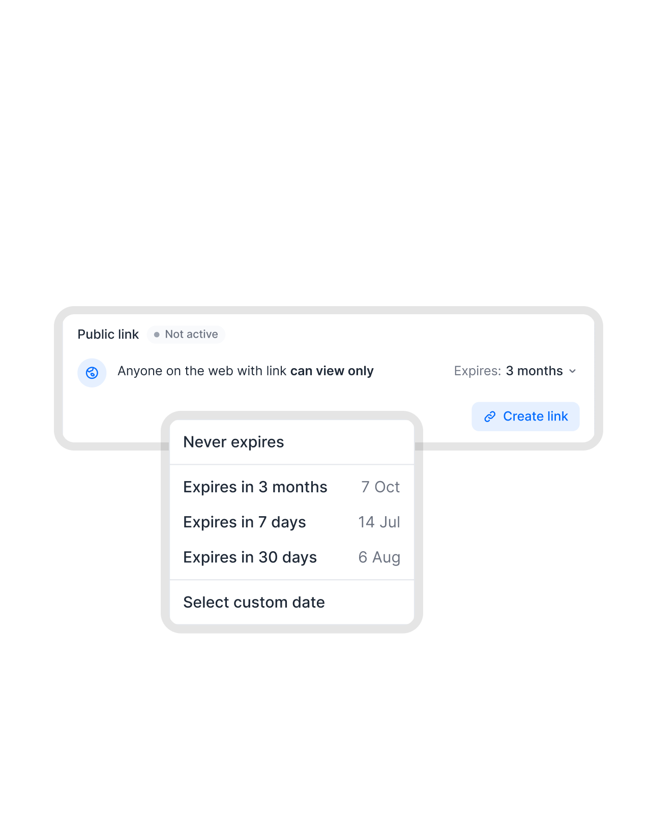 Publish a policy or price list anyone can open.