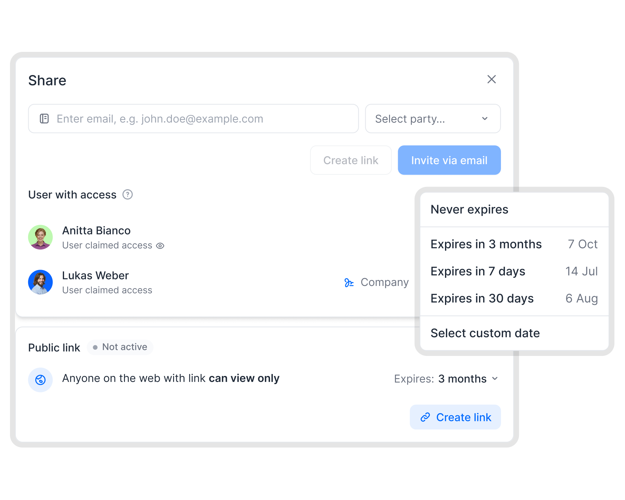 Share your document via link, not as files.