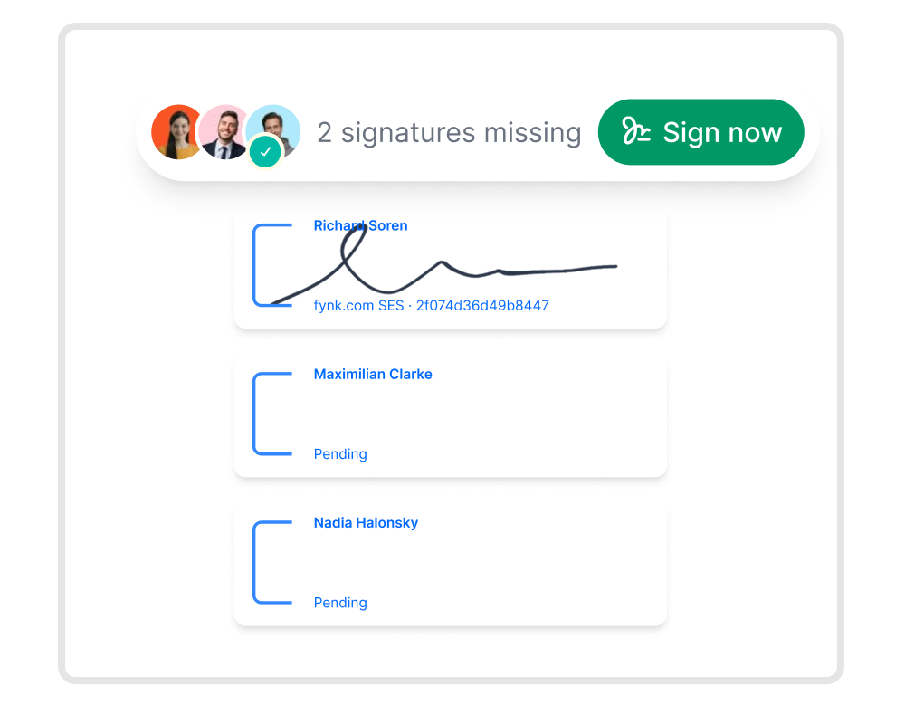 See who signed. And who hasn't.