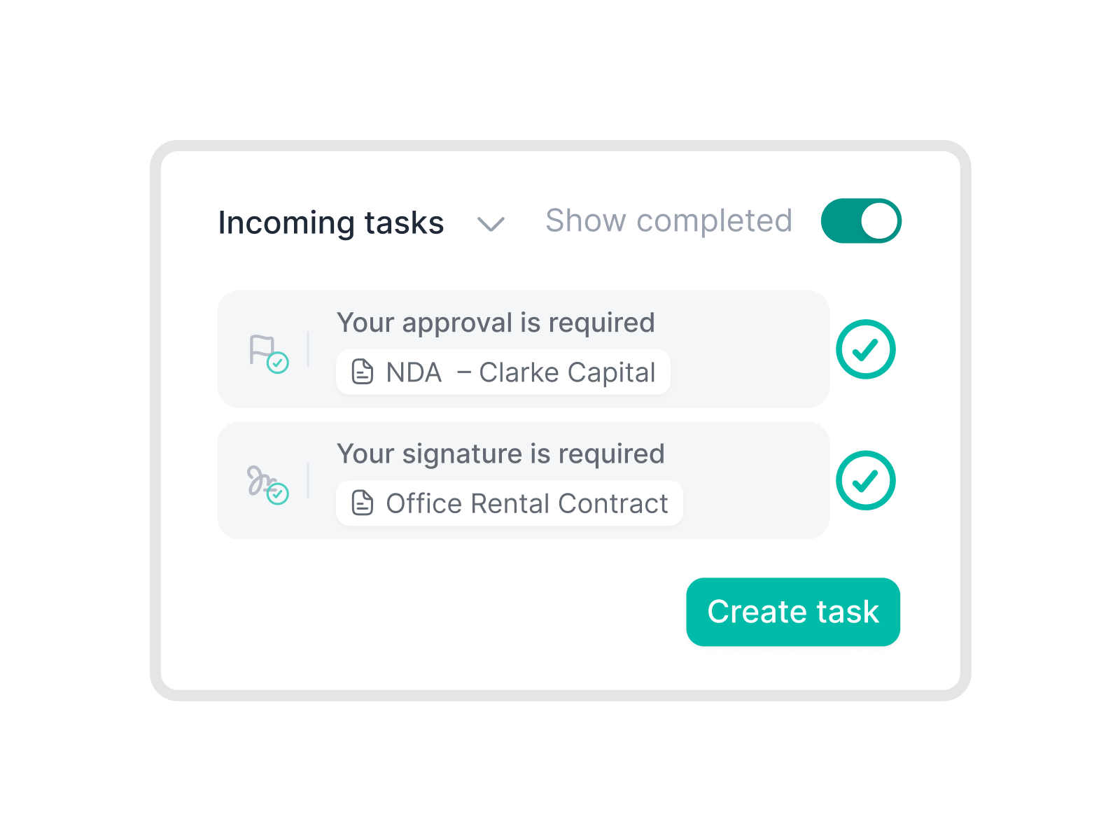 Tasks & reminders