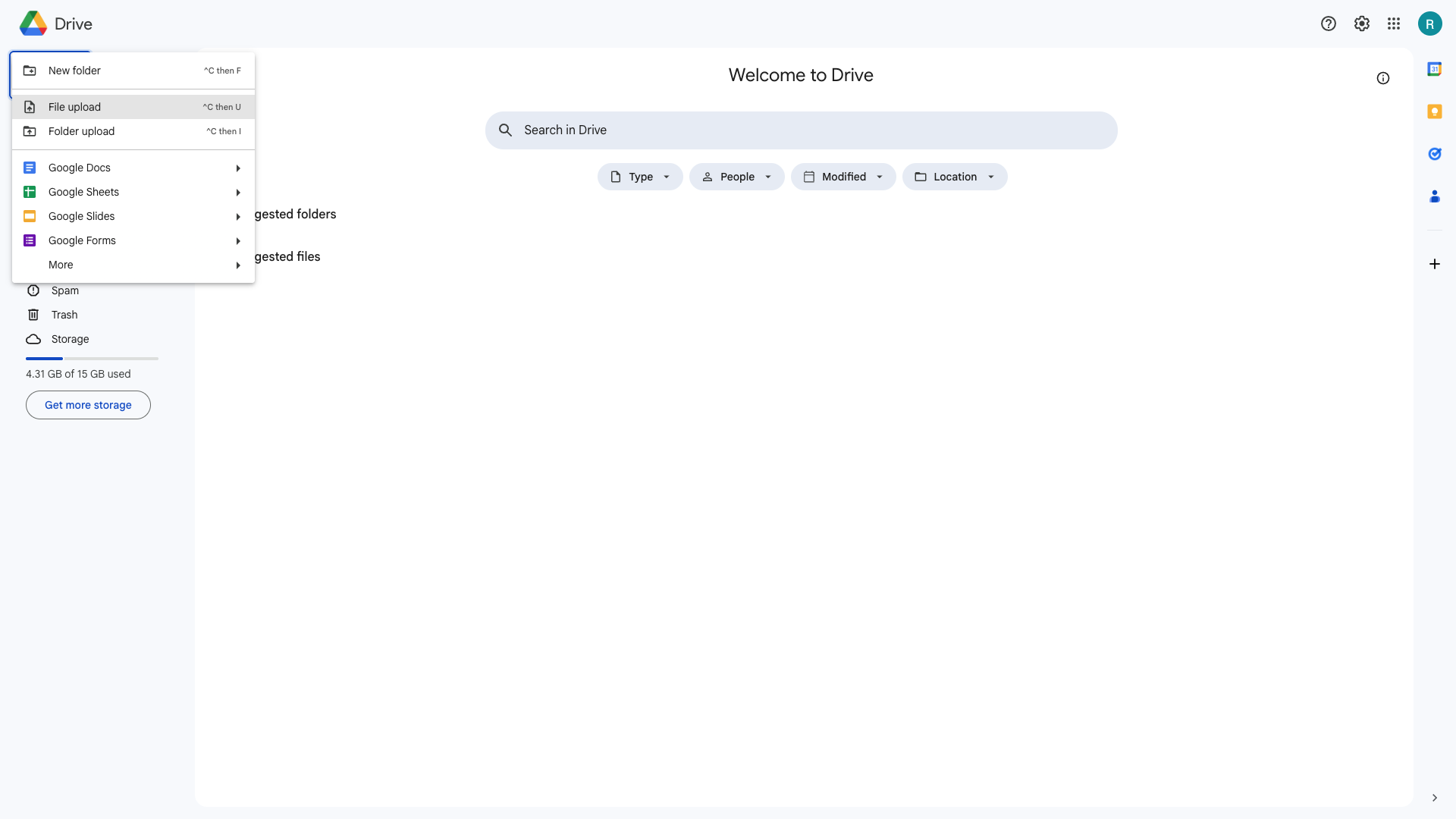 Word-Dokument in Google Drive hochladen Word-Dokument in Google Drive hochladen