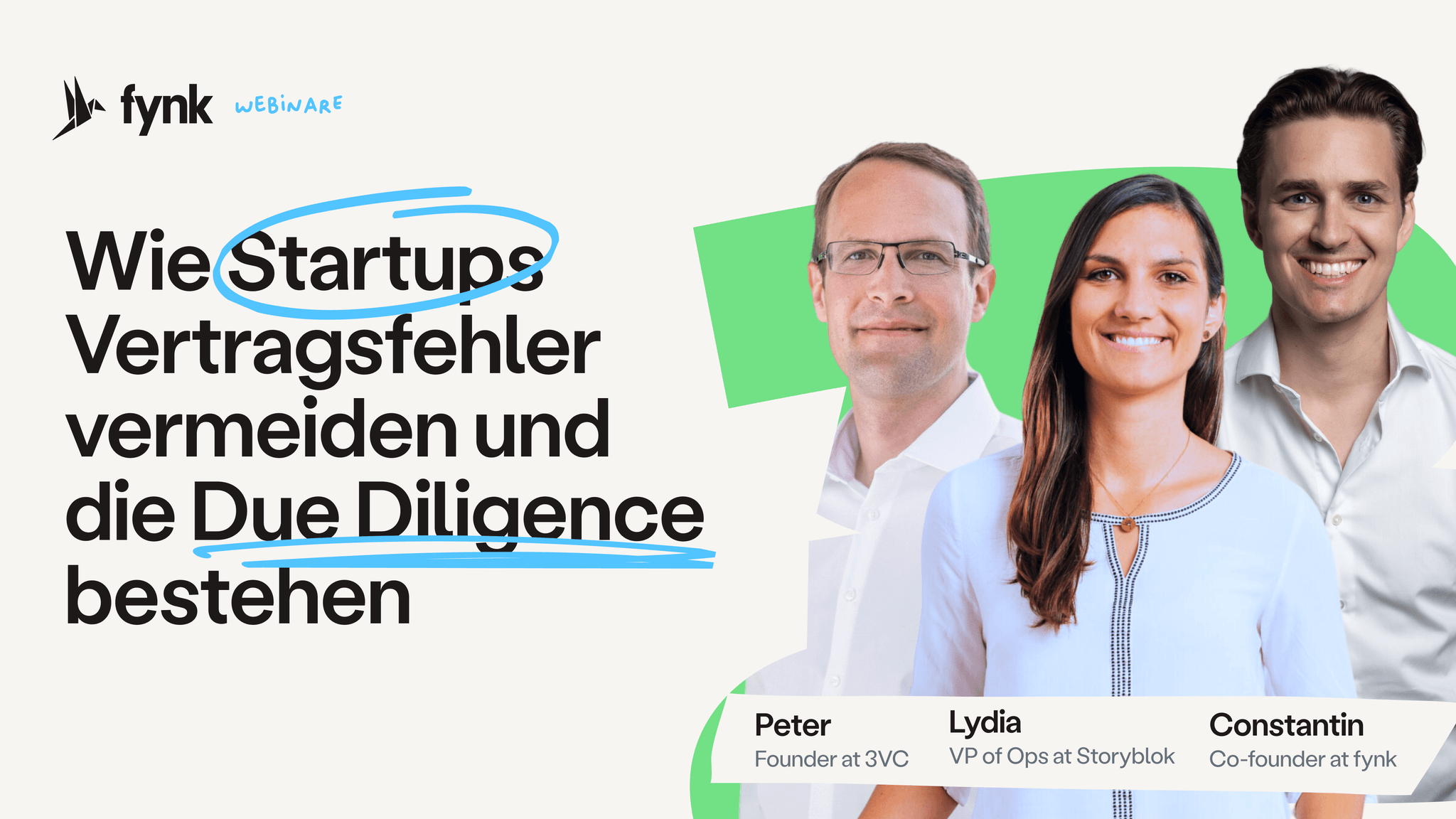 Wie VC-backed Startups Vertragsfehler vermeiden und die Due Diligence bestehen